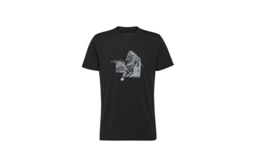 Image of Mammut Mountain T-Shirt 4208m - Mens, Black, L, 1017-06500-0001-115