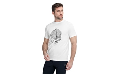 Image of Mammut Mountain T-Shirt - Mens, Bright White, Small, 1017-09845-00229-113