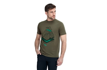 Image of Mammut Mountain T-Shirt - Mens, Iguana, Extra Large, 1017-09845-4584-116