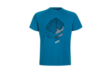 Image of Mammut Mountain T-Shirt - Mens, Sapphire, Large, 1017-09845-50226-115