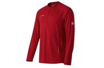 Image of Mammut MTR 201 Longsleeve Zip - Men's-Dark Inferno-Large
