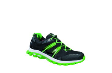 Image of Mammut MTR 201 Low Trail Running Shoe-Men's-US 9.5-Black/Dark Spring