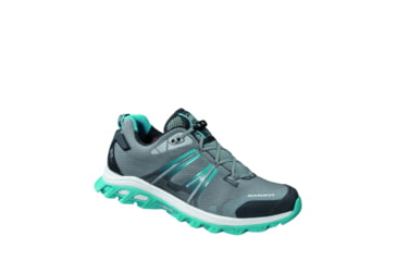 Image of Mammut MTR 201 Low Trail Running Shoe-Women's-US 7-Neutral Grey/Light Pacific