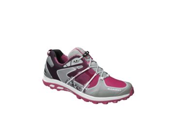 Image of Mammut MTR 201 Pro Low Trail Running Shoe-Women's-US 9-Light Grey/Raspberry