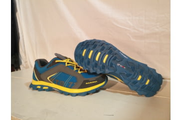 Image of Mammut MTR 71 Low - Men's - Dark Cyan/Yellow - 9.5 US