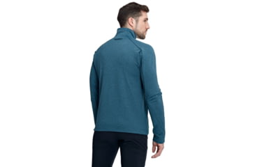 Image of Mammut Nair Midlayer Hooded Jacket - Mens, Sapphire Melange, 2XL, 1014-00800-50245-117