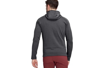 Image of Mammut Nair ML Hooded Jacket - Mens, Black Melange, Large, 1014-00800-0033-115