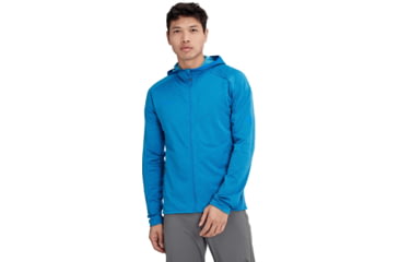Image of Mammut Nair ML Hooded Jacket - Mens, Gentian Melange, Extra Large, 1014-00800-50306-116