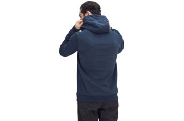 Image of Mammut Nations Hoody - Mens, Peacoat Melange, Small, 1014-02270-50126-113