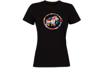 Image of Mammut Nations T-Shirt - Womens, Black, Extra Small, 1017-02230-0001-112