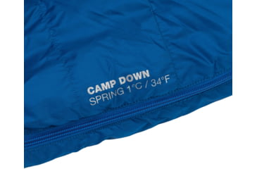 Image of Mammut Nordic Down Spring Sleeping Bag, 34 F, Cobalt, Long, 2410-029205050