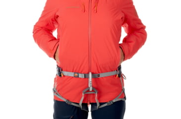 Image of Mammut Nordwand Hardshell Thermo Hooded Jacket - Womens, Sunset, Extra Small, 1010-24760-3500-112