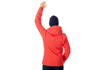 Image of Mammut Nordwand Hardshell Thermo Hooded Jacket - Womens, Sunset, Extra Small, 1010-24760-3500-112