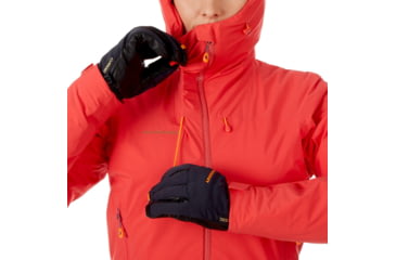 Image of Mammut Nordwand Hardshell Thermo Hooded Jacket - Womens, Sunset, Extra Small, 1010-24760-3500-112