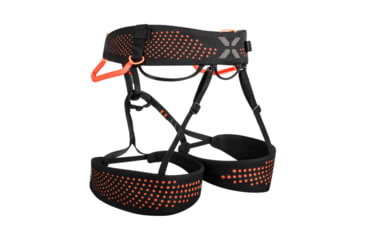 Image of Mammut Nordwand Harness, Black/Vibrant Orange, Large, 2020-00980-00533-113