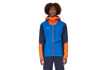 Image of Mammut Nordwand Light HS Hooded Jacket - Mens, Azurit/Night, Medium, 1010-28670-50404-114