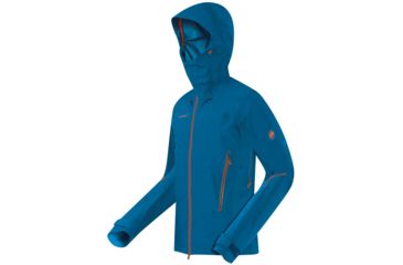 Image of Mammut Nordwand Pro Hard Shell Hooded Jacket - Men's, Ice, XL, 1010-18170-5359-116