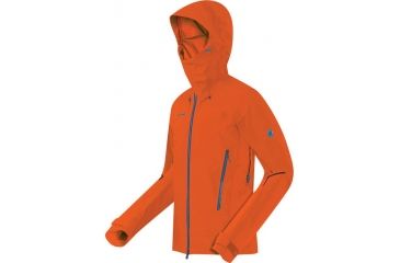 Image of Mammut Nordwand Pro Hard Shell Hooded Jacket - Men's, Sunrise/ Ice, Medium