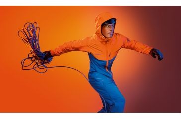 Image of Mammut Nordwand Pro Hard Shell Hooded Jacket - Men's, Sunrise/ Ice, XXL, 1010-13950-2016-117