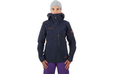 Image of Mammut Nordwand Pro Hardshell Hooded Jacket - Womens, Night, Large, 1010-25790-5924-115