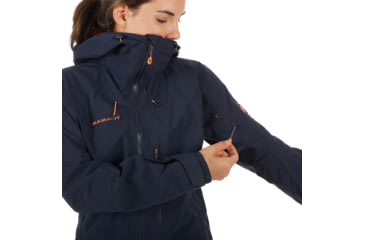 Image of Mammut Nordwand Pro Hardshell Hooded Jacket - Womens, Night, Large, 1010-25790-5924-115