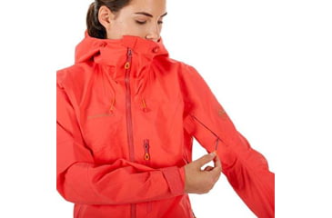 Image of Mammut Nordwand Pro Hardshell Hooded Jacket - Womens, Sunset, Extra Large, 1010-25790-3500-116