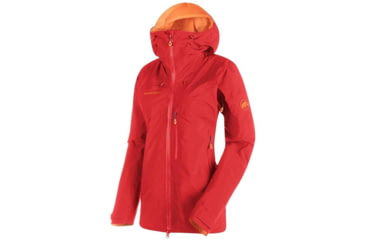 Image of Mammut Nordwand Pro Hardshell Hooded Jacket - Womens, Sunset, Extra Large, 1010-25790-3500-116