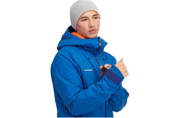 Image of Mammut Nordwand Thermo HS Hooded Jacket - Mens, Azurit, Large, 1010-28070-50381-115