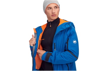 Image of Mammut Nordwand Thermo HS Hooded Jacket - Mens, Azurit, Large, 1010-28070-50381-115
