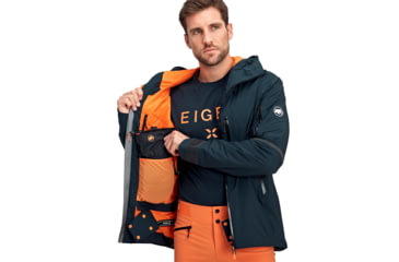 Image of Mammut Nordwand Thermo HS Hooded Jacket - Mens, Night, Small, 1010-28070-5924-113