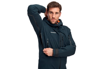 Image of Mammut Nordwand Thermo HS Hooded Jacket - Mens, Night, Small, 1010-28070-5924-113