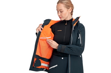 Image of Mammut Nordwand Thermo HS Hooded Jacket - Womens, Night, Large, 1010-28080-5924-115