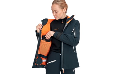 Image of Mammut Nordwand Thermo HS Hooded Jacket - Womens, Night, Large, 1010-28080-5924-115