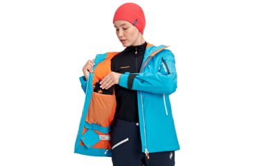 Image of Mammut Nordwand Thermo HS Hooded Jacket - Womens, Sky, Medium, 1010-28080-50383-114