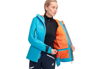 Image of Mammut Nordwand Thermo HS Hooded Jacket - Womens, Sky, Medium, 1010-28080-50383-114