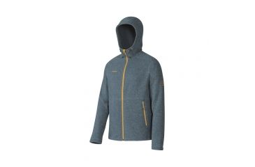 Image of Mammut Polar Hooded Midlayer Jacket - Men's-Chill-Large