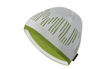 Image of Mammut Pure Beanie - White/Kiwi - One Size
