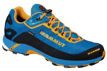 Image of Mammut React GTX Trail Running Shoe - Men's-Goa/Yolk-10 US