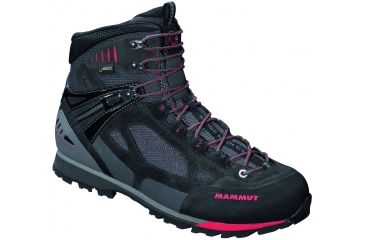 Image of Mammut Ridge High GTX Backpacking Boot - Men's-Graphite/Inferno-Wide-11