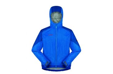 Image of Mammut Ridge Jacket - Men's-Azure/Hydro-Small