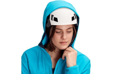 Image of Mammut Rime Light Flex Hooded Jacket - Womens, Ocean, Medium, 1013-00850-5133-114
