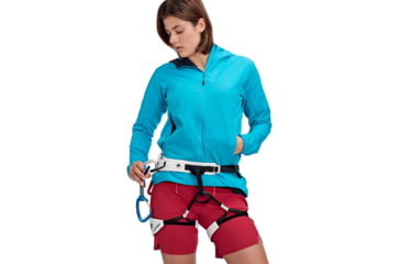 Image of Mammut Rime Light Flex Hooded Jacket - Womens, Ocean, Medium, 1013-00850-5133-114