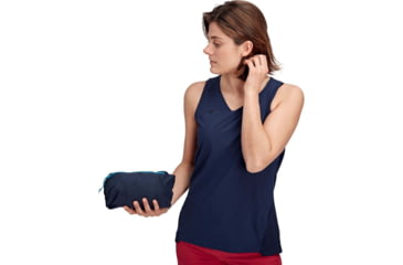 Image of Mammut Rime Light Flex Hooded Jacket - Womens, Ocean, Medium, 1013-00850-5133-114