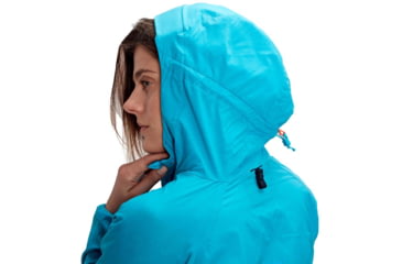 Image of Mammut Rime Light Flex Hooded Jacket - Womens, Ocean, Medium, 1013-00850-5133-114