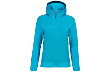 Image of Mammut Rime Light Flex Hooded Jacket - Womens, Ocean, Medium, 1013-00850-5133-114
