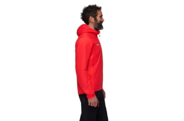 Image of Mammut Rime Light IN Flex Hooded Jacket - Mens, Mammut Red, Large, 1013-03150-3778-115