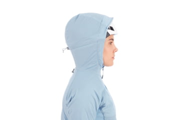 Image of Mammut Rime Light IN Flex Hooded Jacket - Womens, Zen/Surf, Large, 1013-00850-50155-115