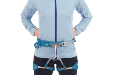 Image of Mammut Rime Light IN Flex Hooded Jacket - Womens, Zen/Surf, Large, 1013-00850-50155-115