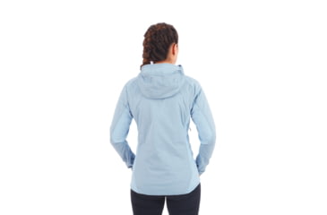 Image of Mammut Rime Light IN Flex Hooded Jacket - Womens, Zen/Surf, Large, 1013-00850-50155-115