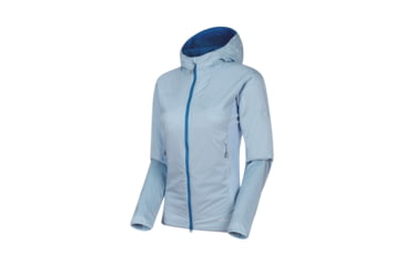 Image of Mammut Rime Light IN Flex Hooded Jacket - Womens, Zen/Surf, Medium, 1013-00850-50155-114